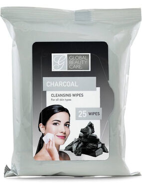 2-Packs Global Beauty Care Charcoal Facial Cloth Wipes